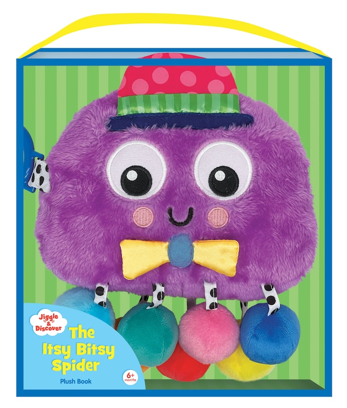Front cover_Jiggle & Discover: The Itsy Bitsy Spider (Plush Book)