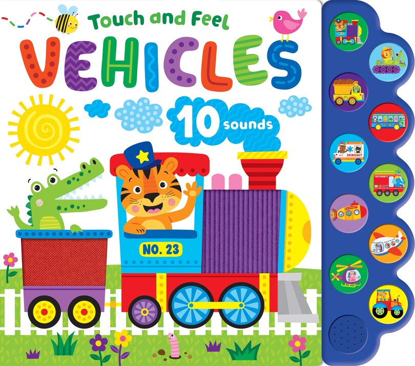 Front cover_Touch & Feel Vehicles (10-Button Sound Book)