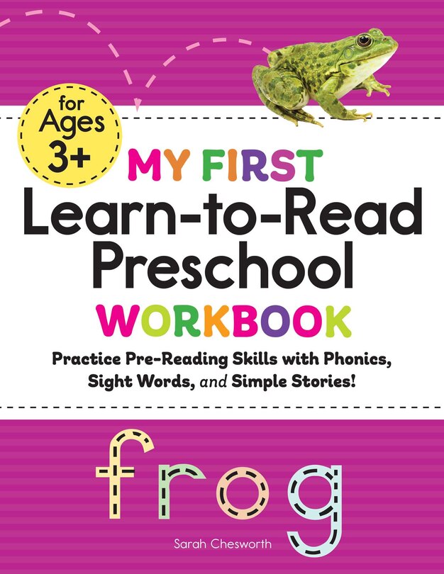 Front cover_My First Learn-to-read Preschool Workbook