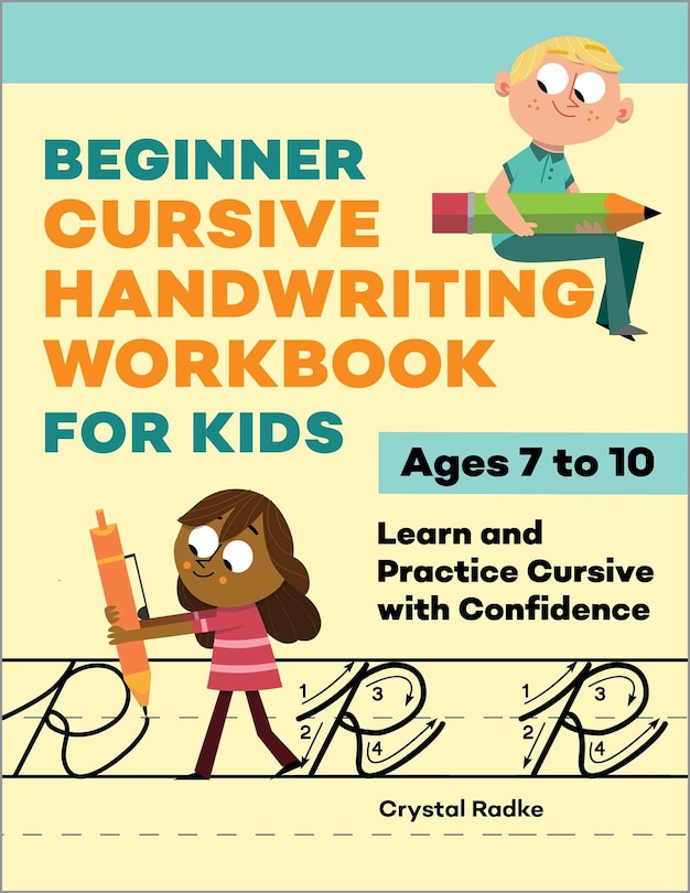 Couverture_Beginner Cursive Handwriting Workbook For Kids