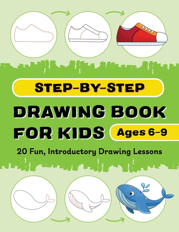 Front cover_Step-by-step Drawing Book For Kids