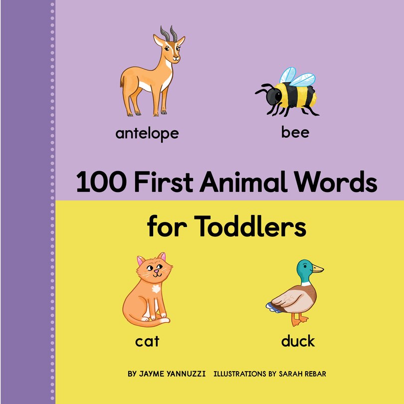 Couverture_100 First Animal Words For Toddlers