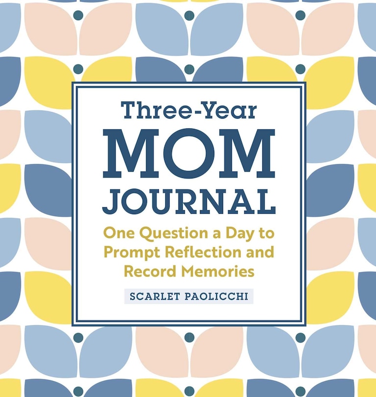 Front cover_Three-year Mom Journal