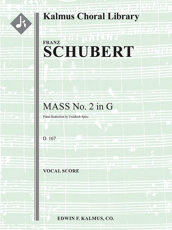 Couverture_Mass No. 2 in G, D. 167