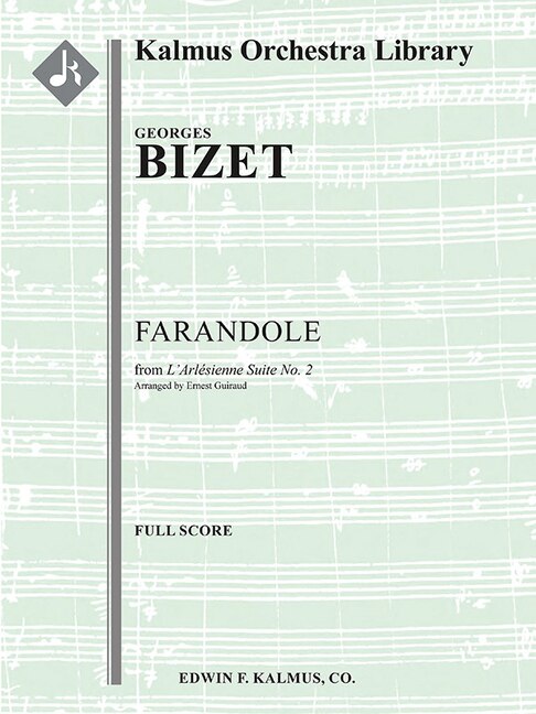 Couverture_L'Arlesienne Suite No. 2 - Farandole