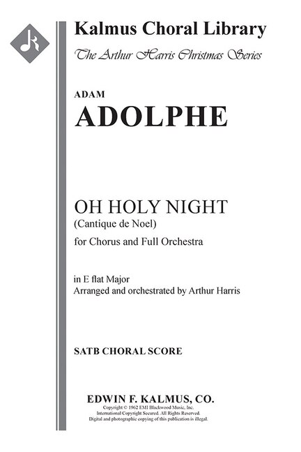 Front cover_O Holy Night (Cantique de Noel - original key)