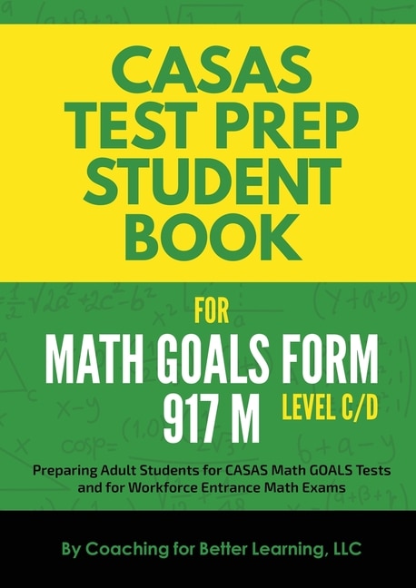 Couverture_CASAS Test Prep Student Book for Math GOALS Form 917 M Level C/D
