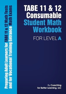 Couverture_TABE 11 and 12 Consumable Student Math Workbook for Level A