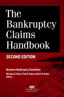 Couverture_The Bankruptcy Claims Handbook, Second Edition