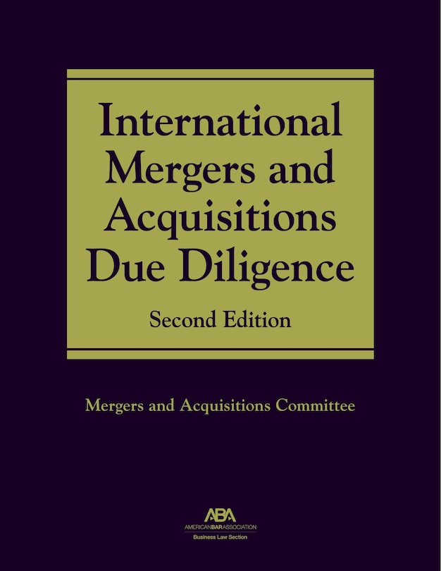 Front cover_International M&A Due Diligence, Second Edition