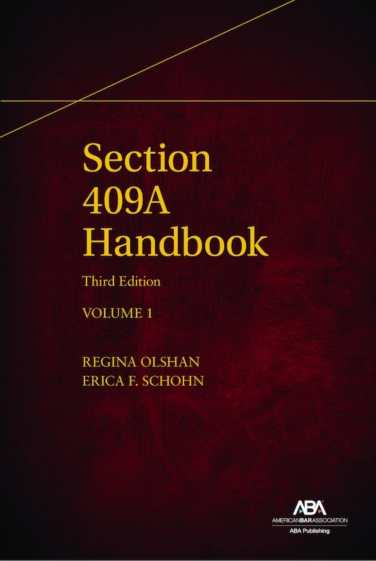 Front cover_Section 409A Handbook, Third Edition