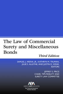 Couverture_The Law of Commercial Surety and Miscellaneous Bonds, Third Edition