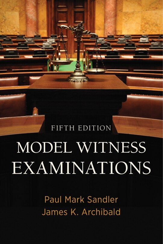 Couverture_Model Witness Examinations, Fifth Edition