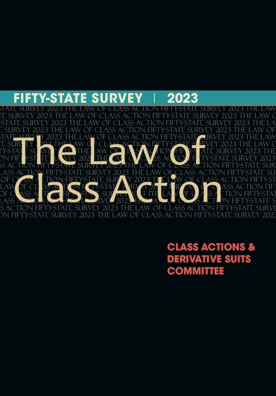 Front cover_The Law of Class Action