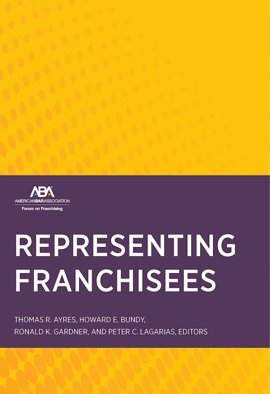 Front cover_Representing Franchisees