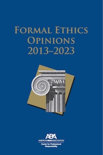 Couverture_Formal Ethics Opinions