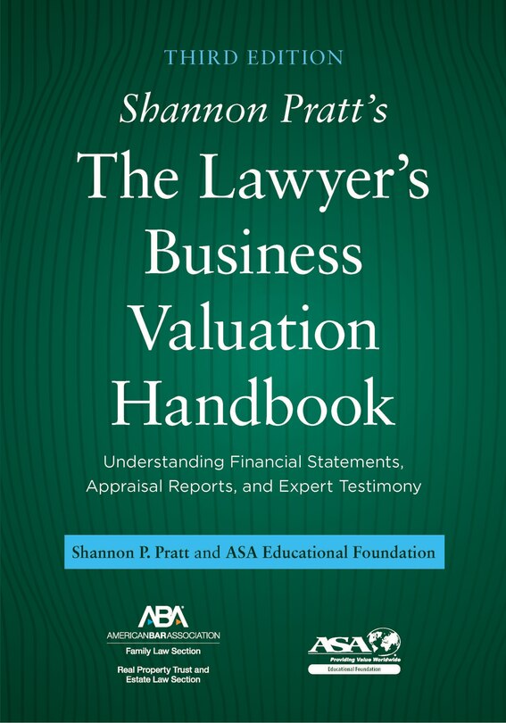Front cover_Shannon Pratt's The Lawyer's Business Valuation Handbook