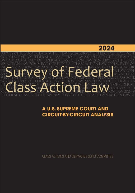 Couverture_2024 Survey of Federal Class Action Law