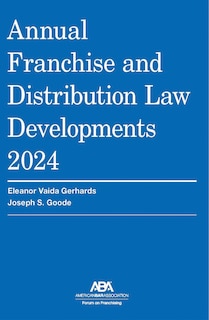 Couverture_Annual Franchise and Distribution Law Developments 2024