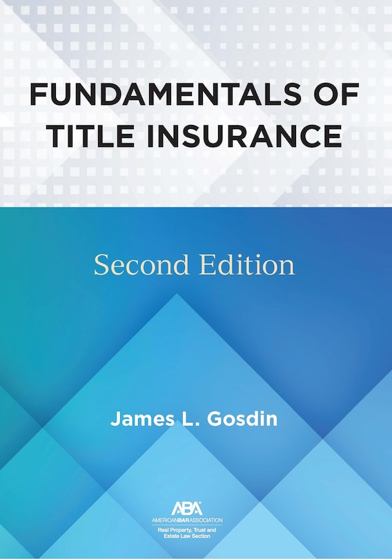 Couverture_Fundamentals of Title Insurance, Second Edition