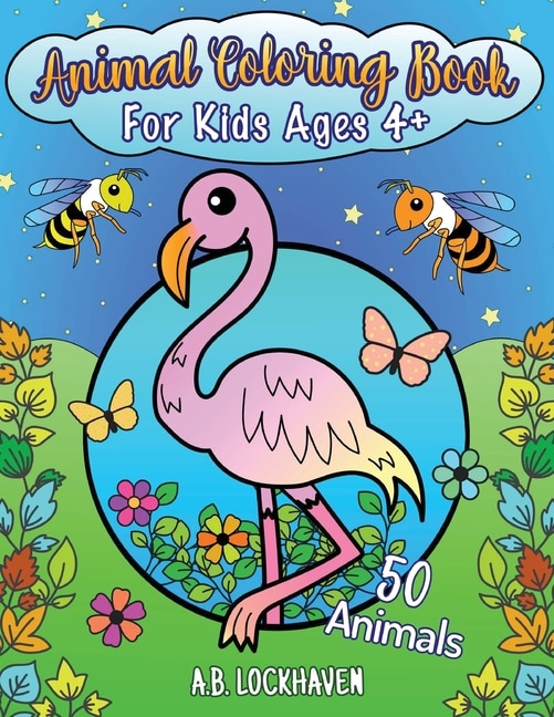 Couverture_Animal Coloring Book For Kids Ages 4+