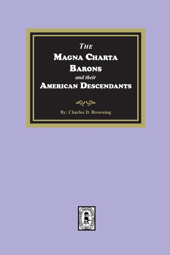Couverture_The Magna Charta Barons and their American Descendants