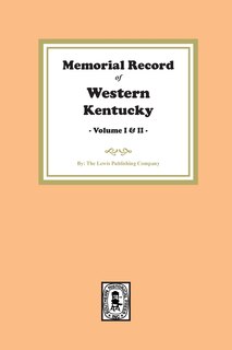 Couverture_Memorial Record of Western Kentucky, Volumes 1 and 2