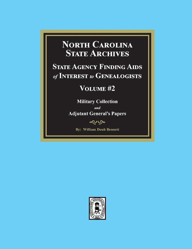 Couverture_North Carolina State Archives