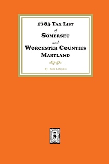 Front cover_1783 Tax List of Somerset and Worcester Counties, Maryland