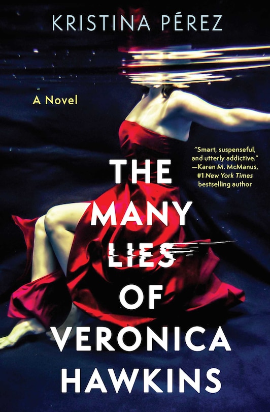 Front cover_The Many Lies of Veronica Hawkins