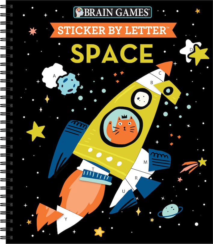 Couverture_Brain Games - Sticker by Letter: Space