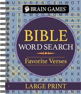 Couverture_Brain Games - Bible Word Search: Favorite Verses - Large Print