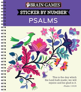 Couverture_Brain Games - Sticker by Number: Psalms (28 Images to Sticker)
