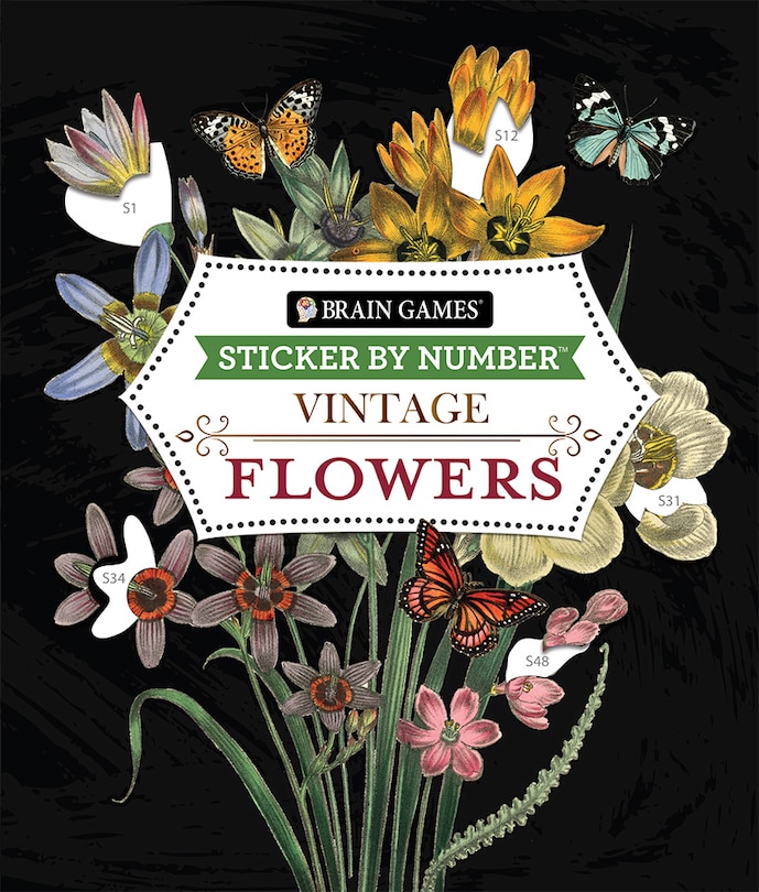 Couverture_STICKER BY NUMBER VINTAGE FLOWERS