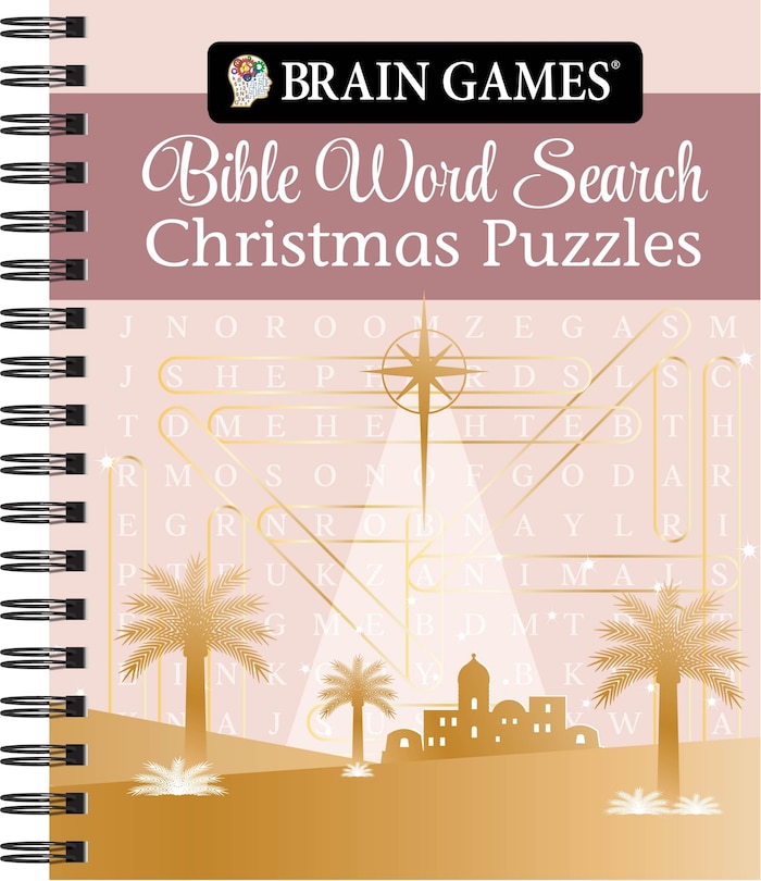 Front cover_Brain Games - Bible Word Search Christmas Puzzles