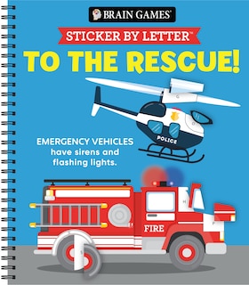 Front cover_Brain Games - Sticker by Letter: To the Rescue