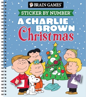 Couverture_Brain Games - Sticker by Number: A Charlie Brown Christmas