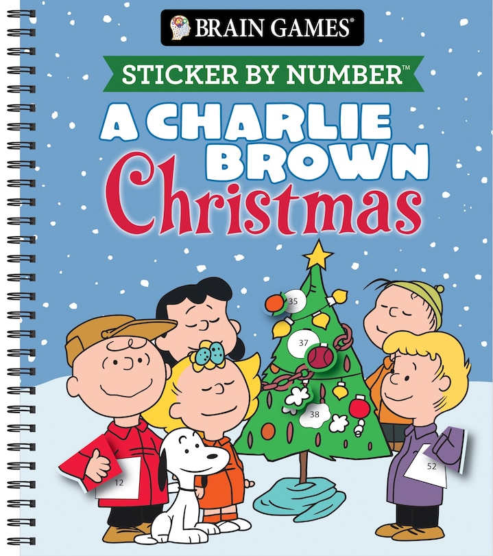Couverture_Brain Games - Sticker by Number: A Charlie Brown Christmas