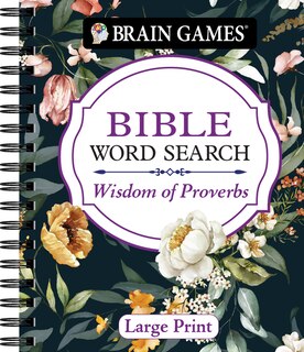 Front cover_Brain Games - Bible Word Search: Wisdom of Proverbs Large Print
