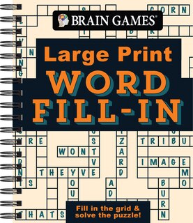 Front cover_Brain Games - Large Print - Word Fill-In