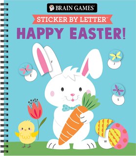 Couverture_Brain Games - Sticker by Letter: Happy Easter!