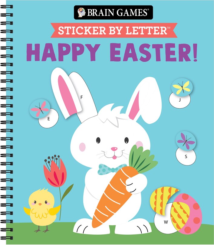 Couverture_Brain Games - Sticker by Letter: Happy Easter!