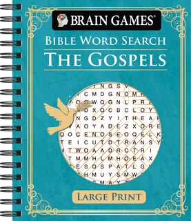 Front cover_Brain Games - Bible Word Search: The Gospels - Large Print
