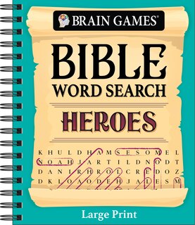 Front cover_Brain Games - Bible Word Search: Heroes - Large Print