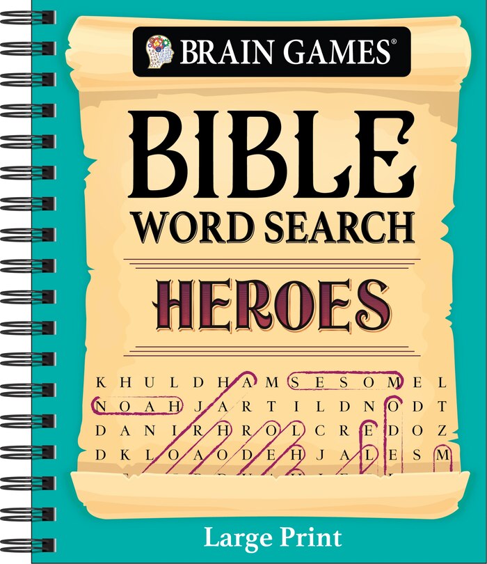 Front cover_Brain Games - Bible Word Search: Heroes - Large Print
