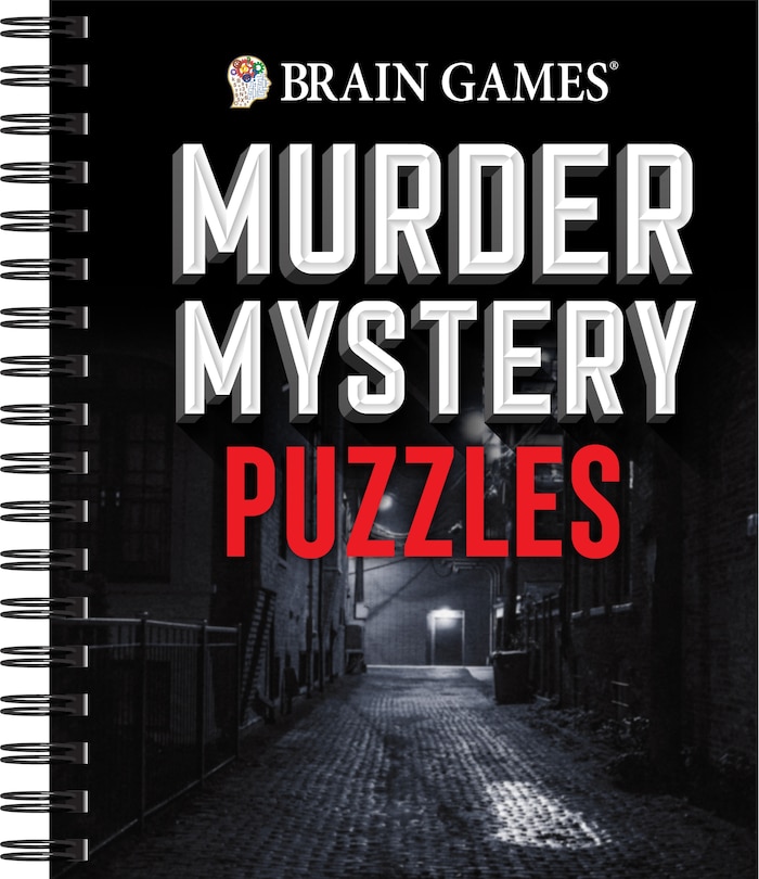Front cover_Brain Games - Murder Mystery Puzzles