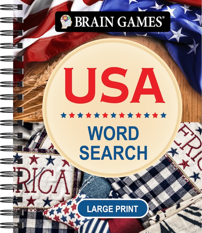 Couverture_Brain Games - USA Word Search - Large Print