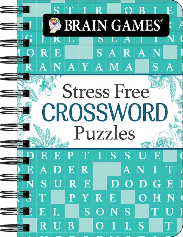 Couverture_Brain Games - To Go - Stress Free: Crossword Puzzles (Teal)