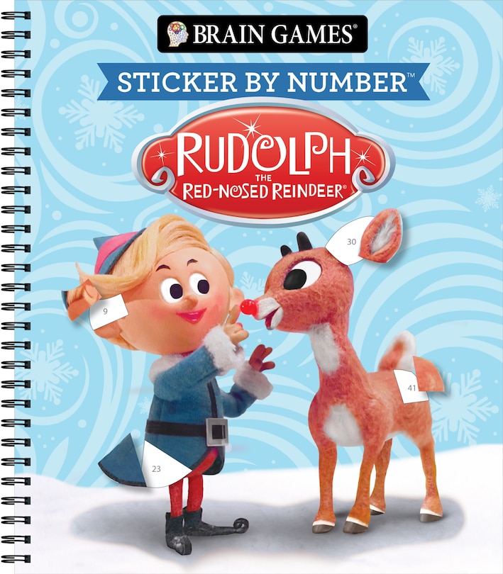 Front cover_Sticker By Number Rudolph The Red-Nosed Reindeer