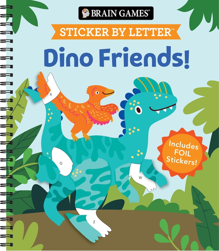 Couverture_Brain Games - Sticker by Letter: Dino Friends!